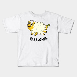 Baa-nana Funny Banana Puns Kids T-Shirt